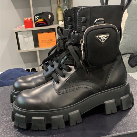 COPY - 100% Authentic Prada Monolith Boots Sz 8.5 - Picture 3 of 5
